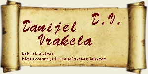Danijel Vrakela vizit kartica